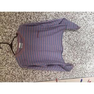 Vintage Levi’s USA Striped Long Sleeve Shirt | Cropped Fit | Size L